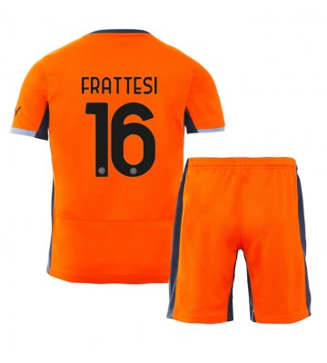 Inter Milan Davide Frattesi #16 Tredje Kläder Barn 2023-24 Kortärmad (+ Korta byxor)